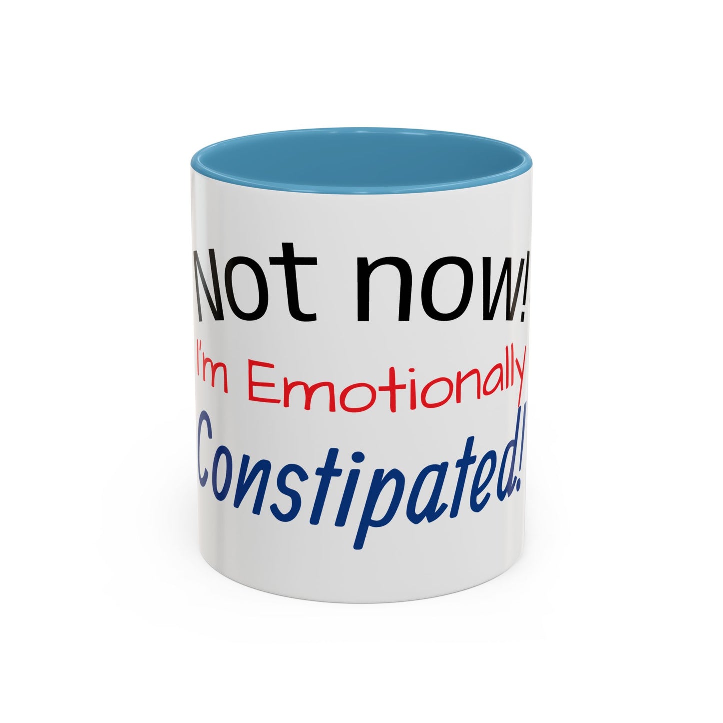 Funny Sloth Coffee Mug - Emotionally Constipated - Gift for Coffee Lovers, Office Humor, Birthday, Self-Care, Tea Lovers