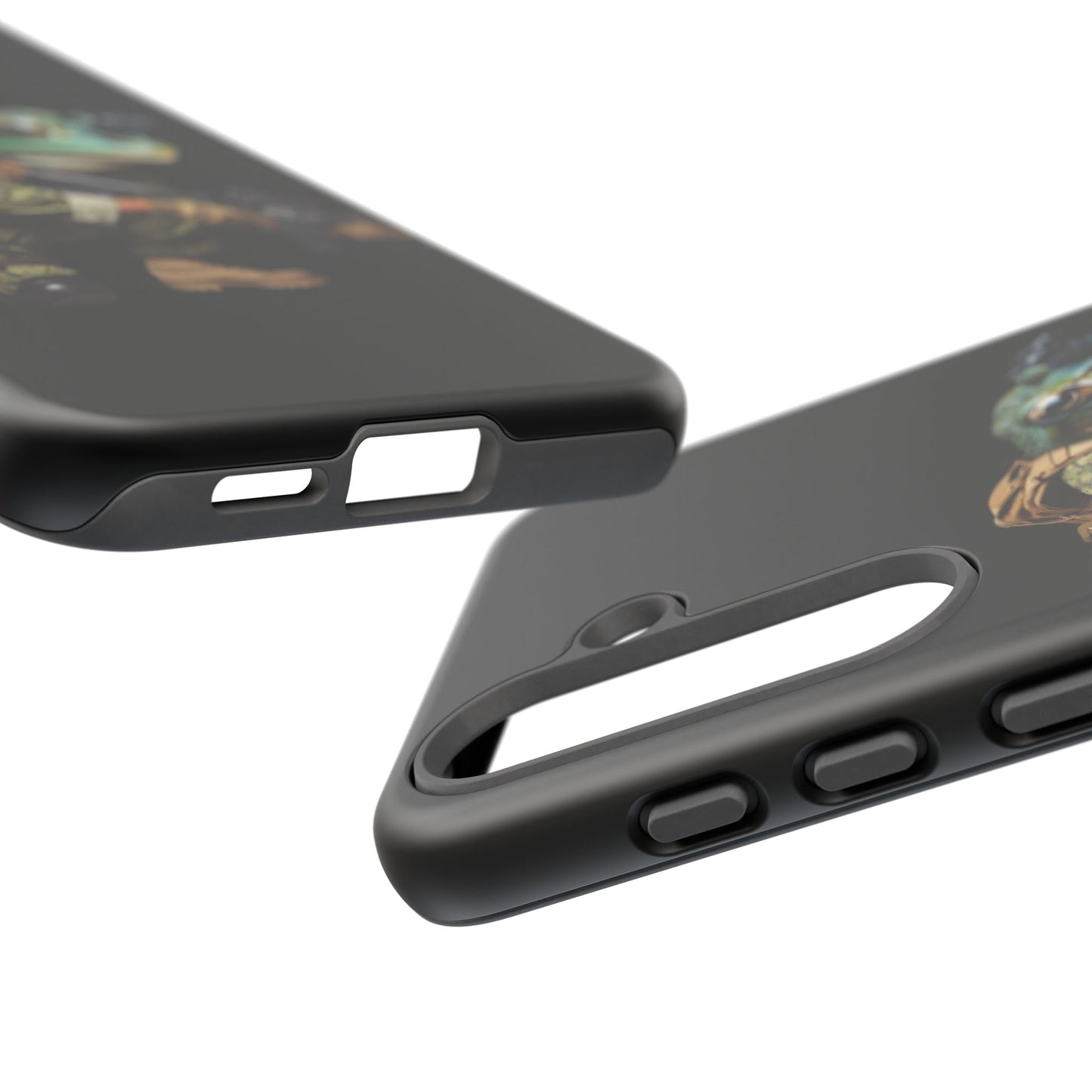 Tough Cases: Military Frog Phone Case, Phone Accessory, Unique Gift for Gamers, Animal Lovers, Stylish Protection
