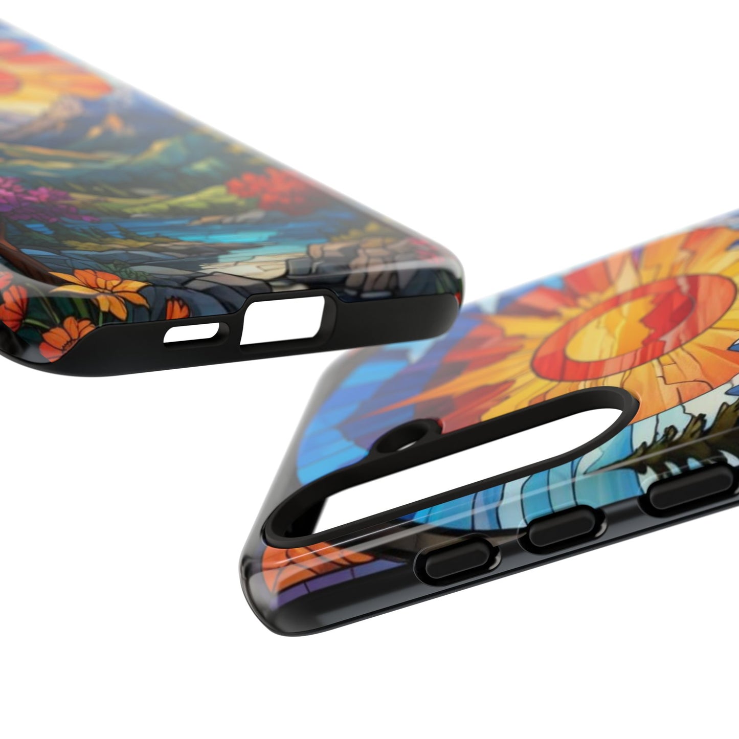 Colorful Mountain Phone Case - Tough Cases, Nature Aesthetic, Gift for Outdoor Lovers, Unique Phone Accessories, Vibrant Art Phone Cover