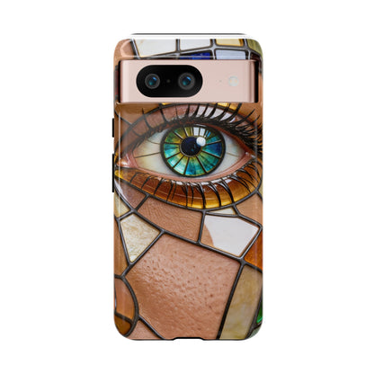 "I'll be Watching You" Tough Phone Case — Artistic Protective Smartphone Cover