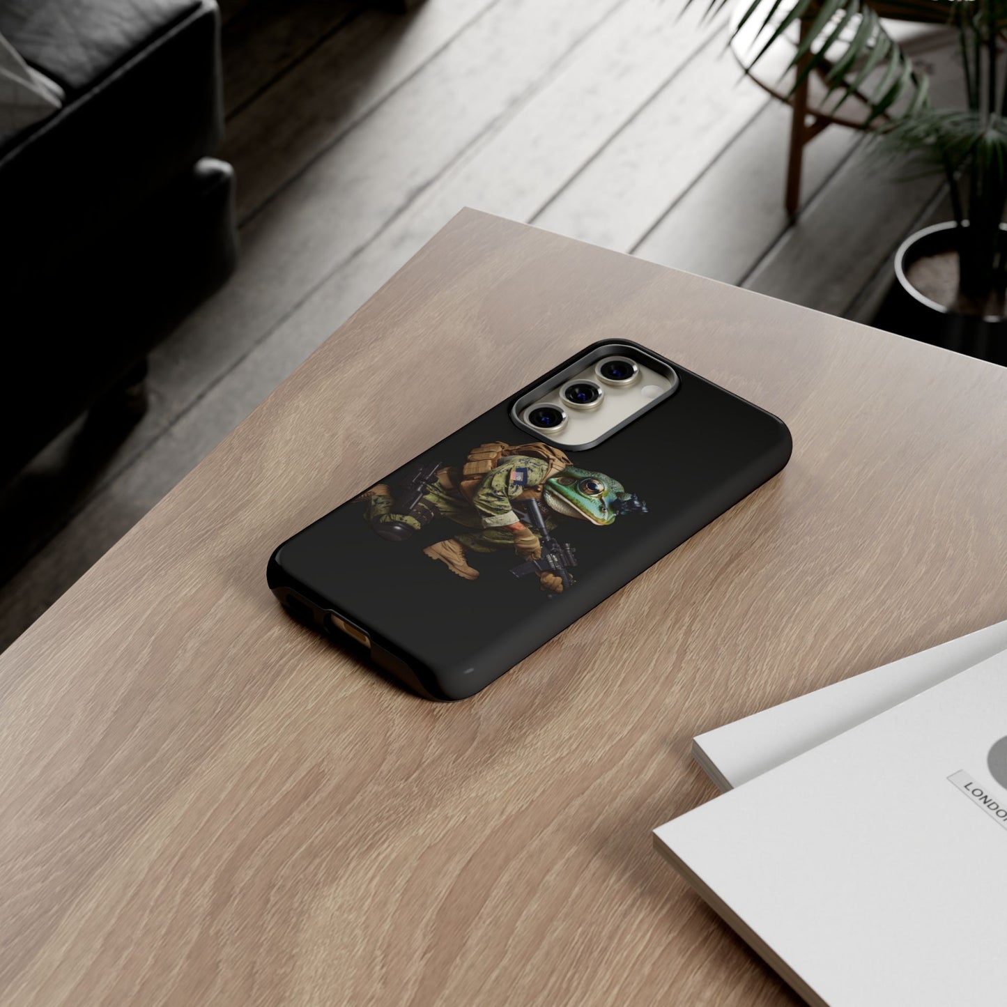 Tough Cases: Military Frog Phone Case, Phone Accessory, Unique Gift for Gamers, Animal Lovers, Stylish Protection