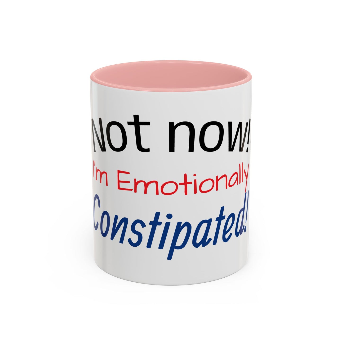 Funny Sloth Coffee Mug - Emotionally Constipated - Gift for Coffee Lovers, Office Humor, Birthday, Self-Care, Tea Lovers