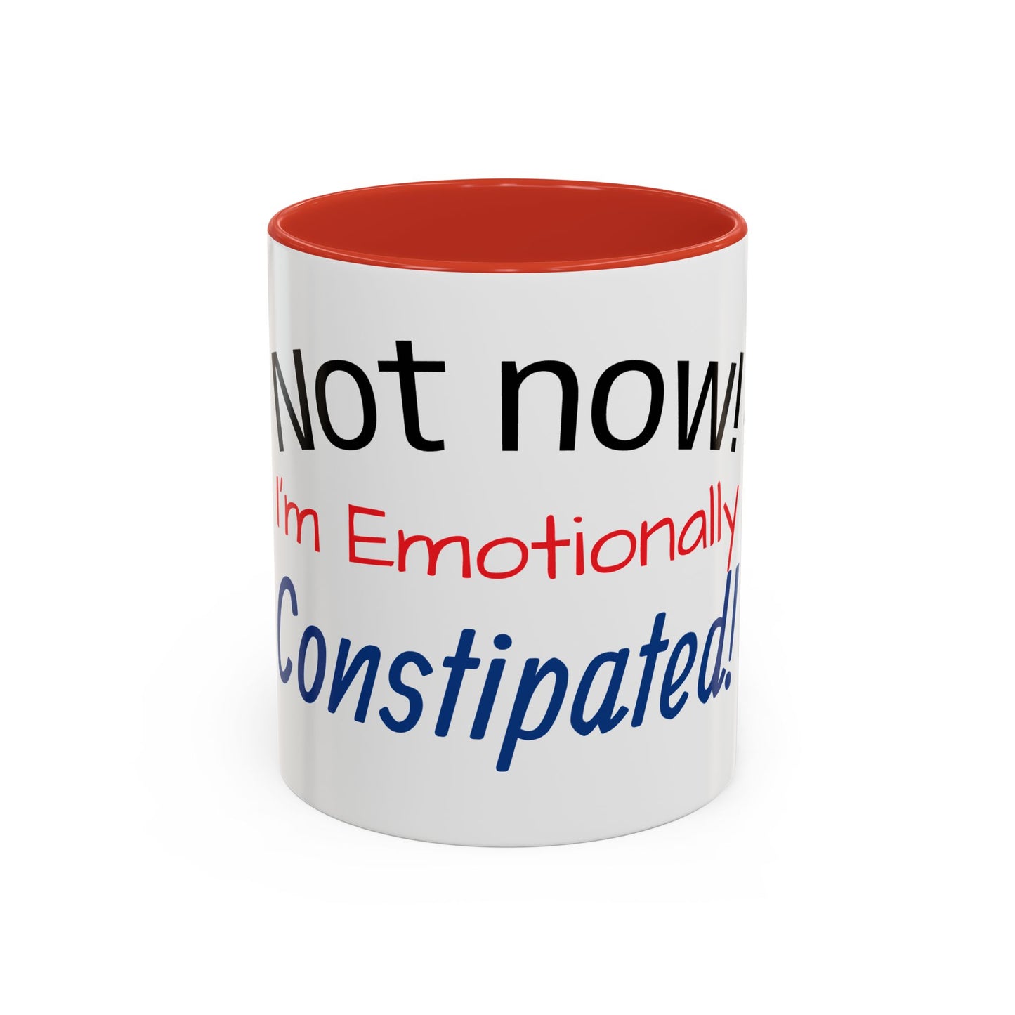 Funny Sloth Coffee Mug - Emotionally Constipated - Gift for Coffee Lovers, Office Humor, Birthday, Self-Care, Tea Lovers
