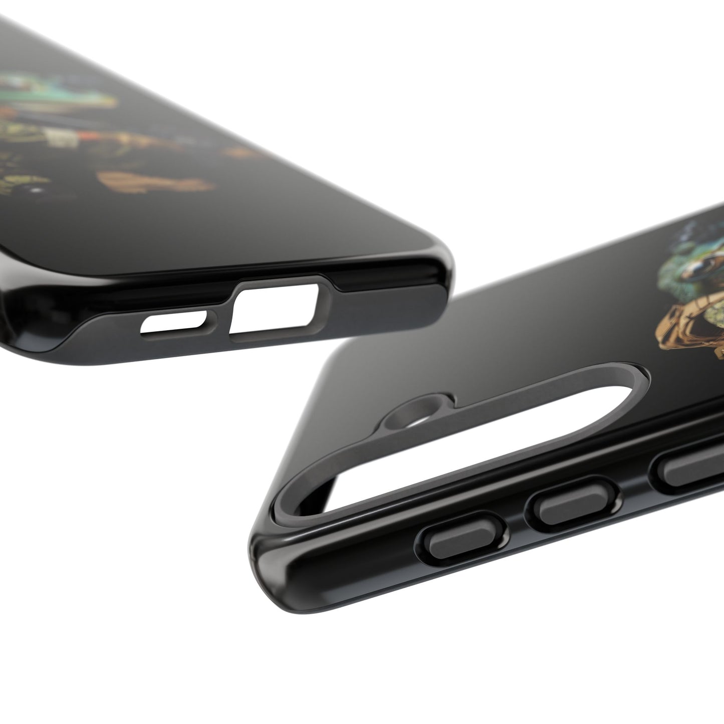 Tough Cases: Military Frog Phone Case, Phone Accessory, Unique Gift for Gamers, Animal Lovers, Stylish Protection