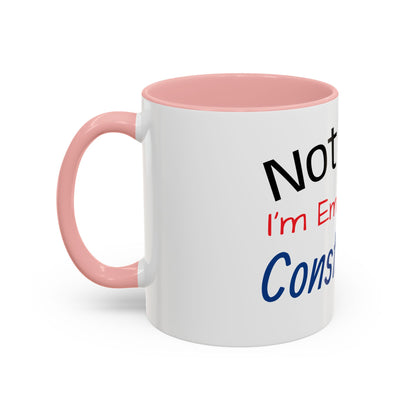 Funny Sloth Coffee Mug - Emotionally Constipated - Gift for Coffee Lovers, Office Humor, Birthday, Self-Care, Tea Lovers