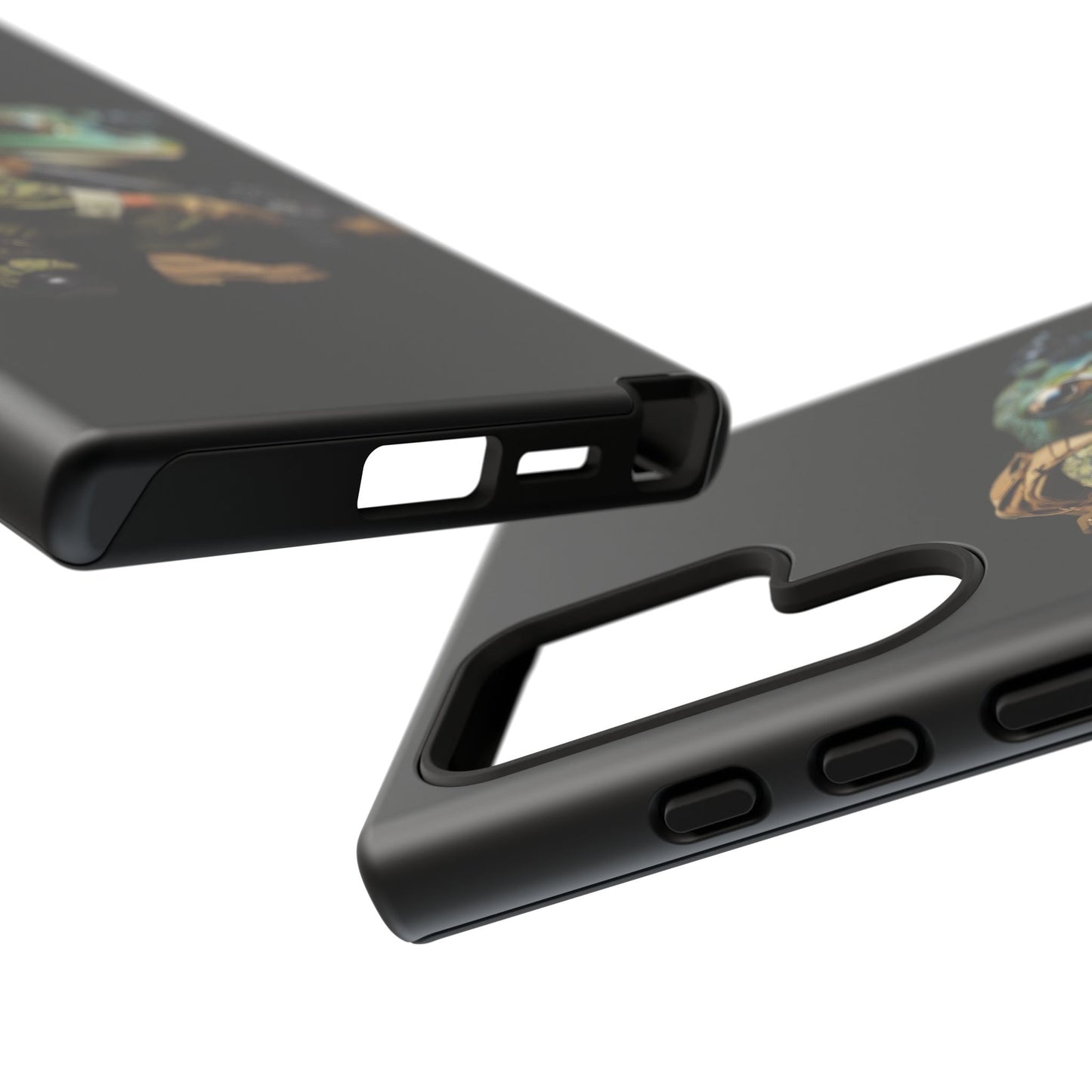 Tough Cases: Military Frog Phone Case, Phone Accessory, Unique Gift for Gamers, Animal Lovers, Stylish Protection
