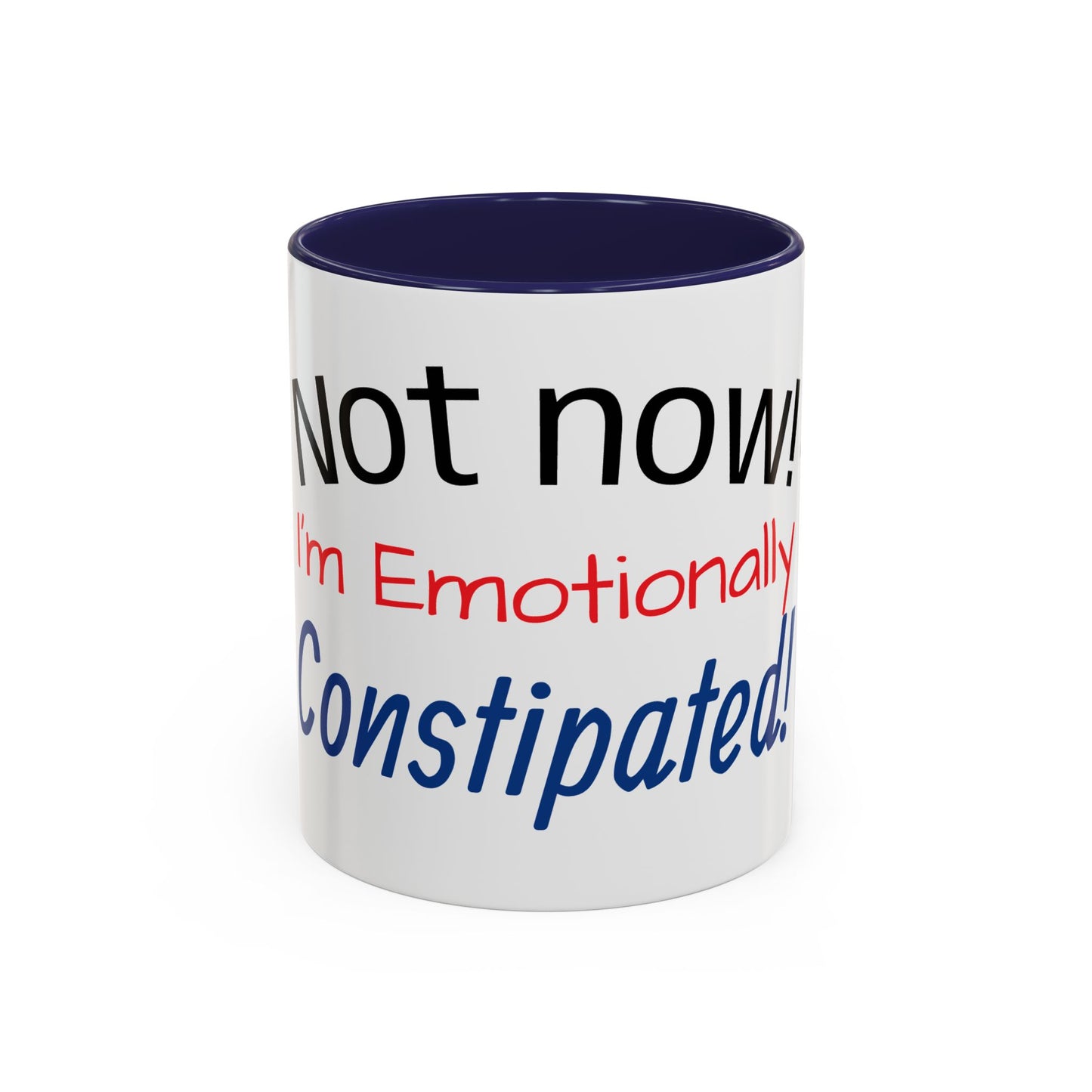 Funny Sloth Coffee Mug - Emotionally Constipated - Gift for Coffee Lovers, Office Humor, Birthday, Self-Care, Tea Lovers