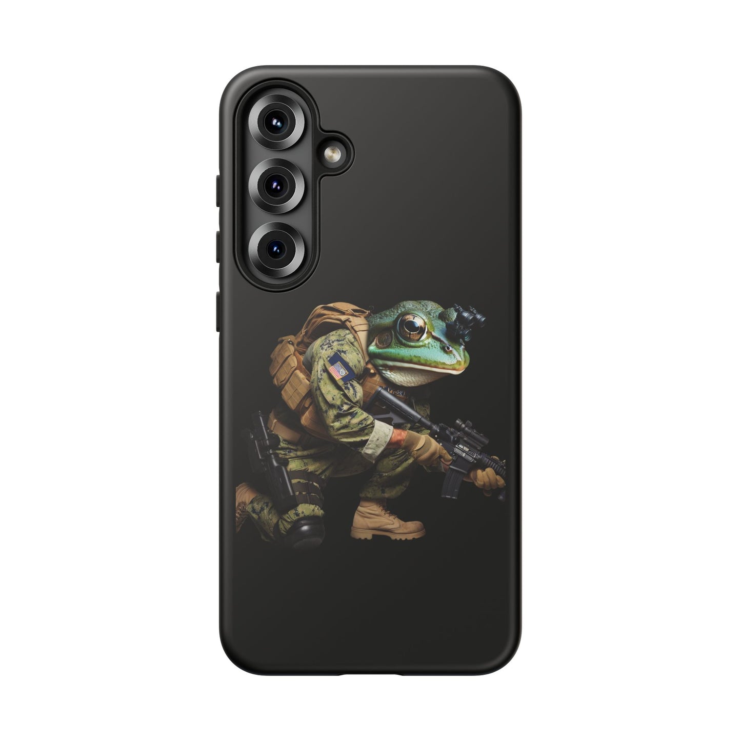 Tough Cases: Military Frog Phone Case, Phone Accessory, Unique Gift for Gamers, Animal Lovers, Stylish Protection