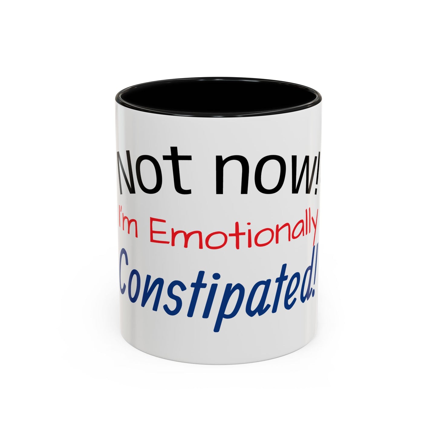 Funny Sloth Coffee Mug - Emotionally Constipated - Gift for Coffee Lovers, Office Humor, Birthday, Self-Care, Tea Lovers
