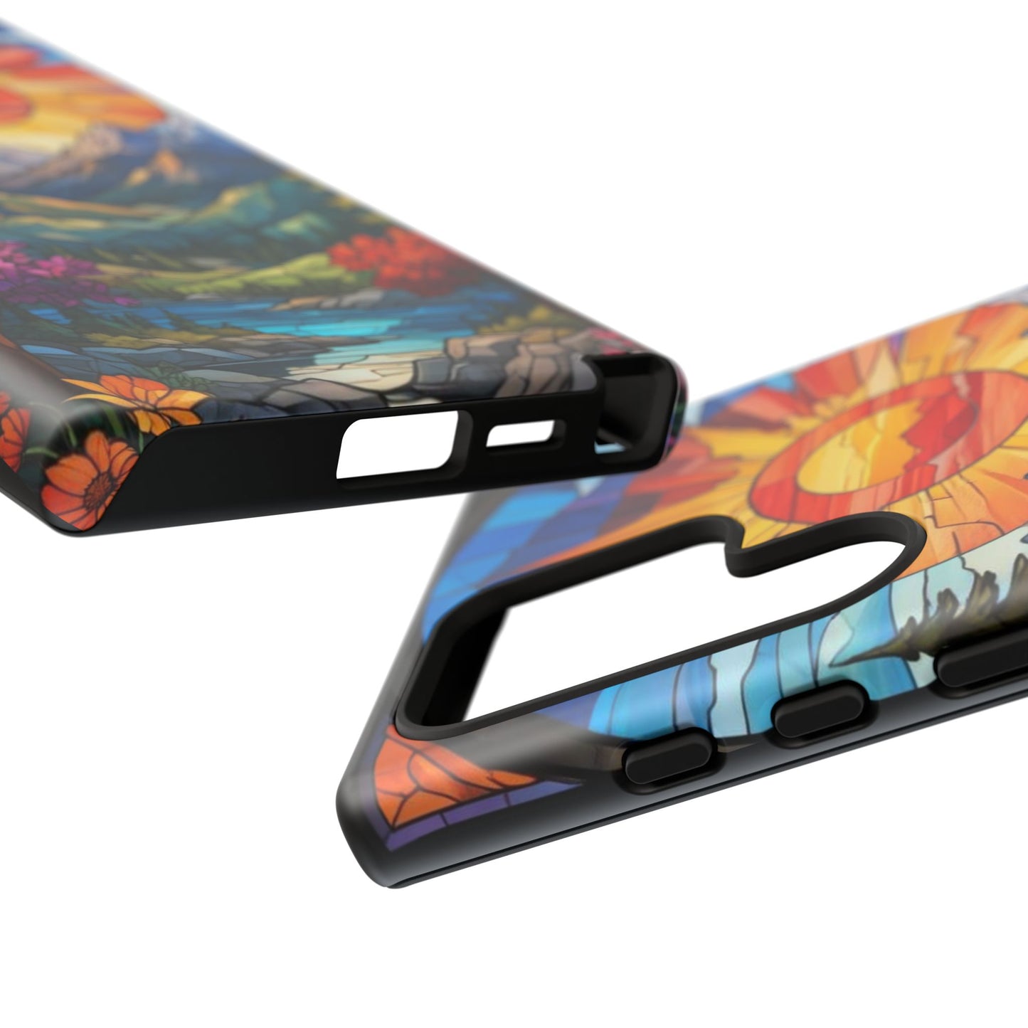 Colorful Mountain Phone Case - Tough Cases, Nature Aesthetic, Gift for Outdoor Lovers, Unique Phone Accessories, Vibrant Art Phone Cover