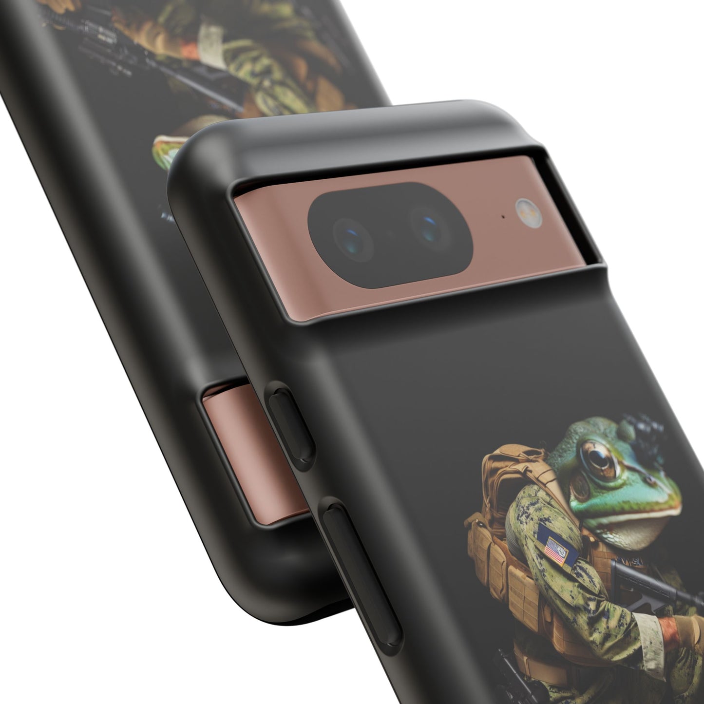 Tough Cases: Military Frog Phone Case, Phone Accessory, Unique Gift for Gamers, Animal Lovers, Stylish Protection