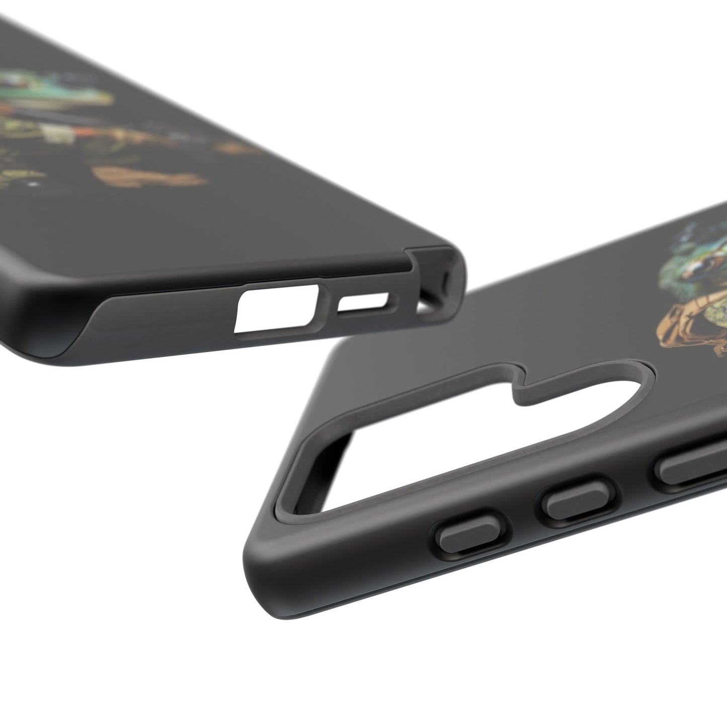 Tough Cases: Military Frog Phone Case, Phone Accessory, Unique Gift for Gamers, Animal Lovers, Stylish Protection