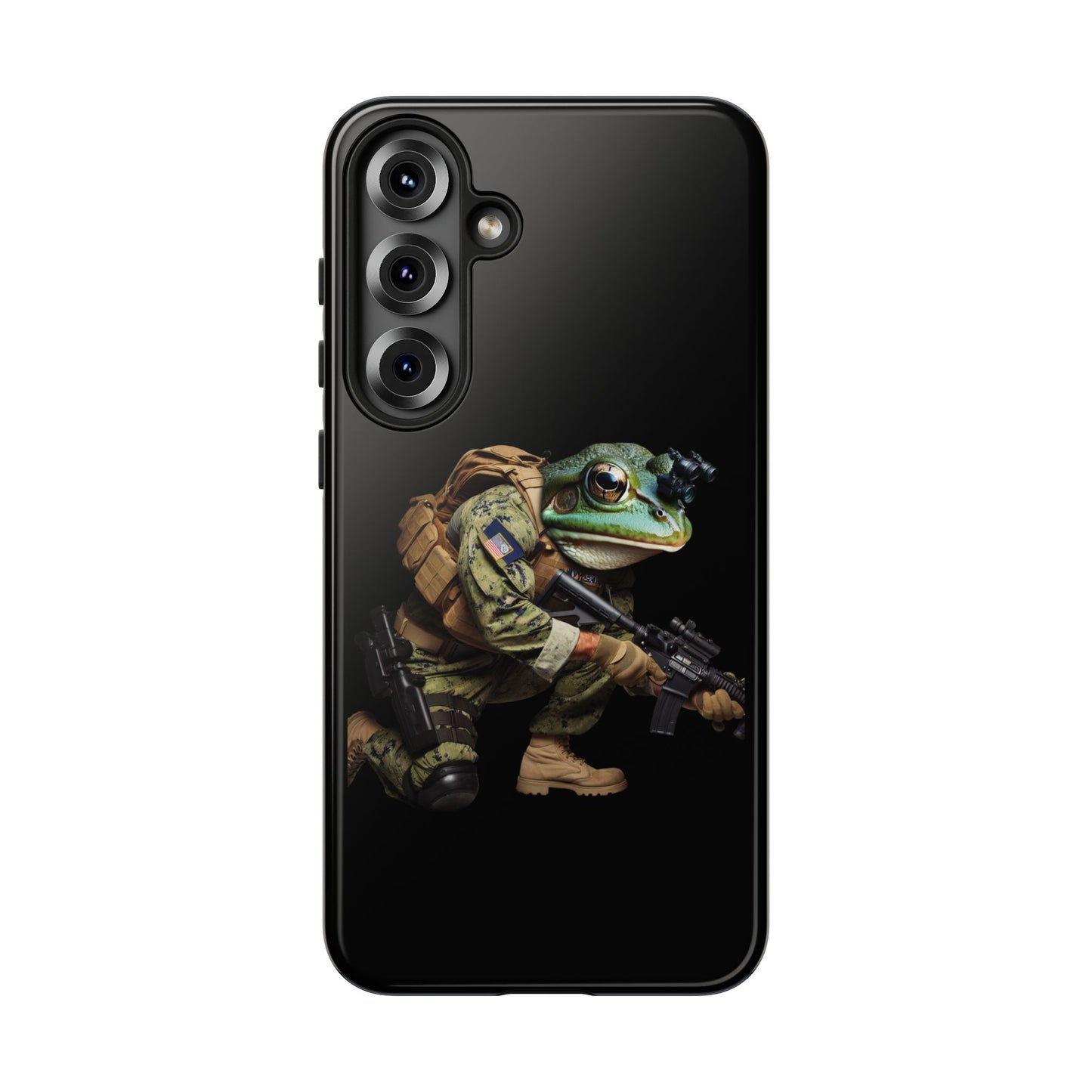 Tough Cases: Military Frog Phone Case, Phone Accessory, Unique Gift for Gamers, Animal Lovers, Stylish Protection