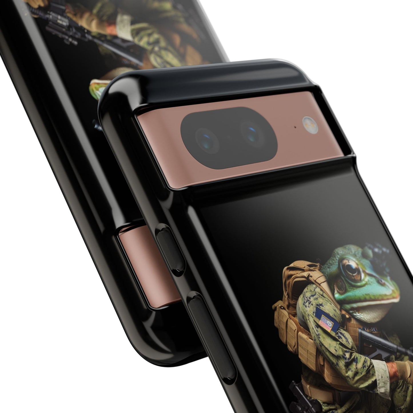 Tough Cases: Military Frog Phone Case, Phone Accessory, Unique Gift for Gamers, Animal Lovers, Stylish Protection