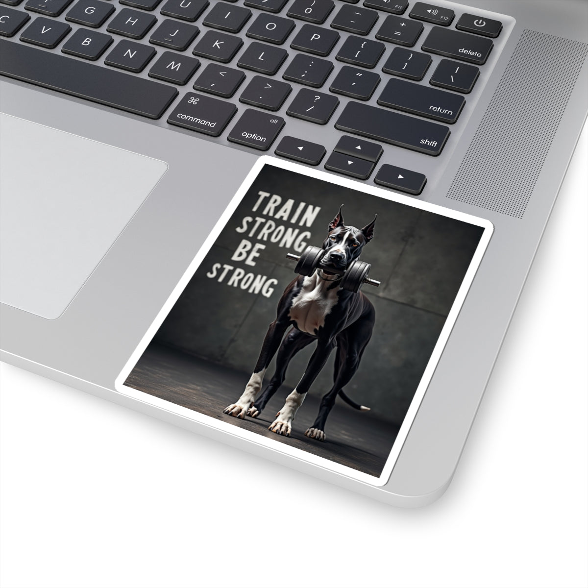 Great Dane Strength Sticker — Stronger Every Day Kiss-Cut Sticker