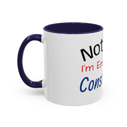 Funny Sloth Coffee Mug - Emotionally Constipated - Gift for Coffee Lovers, Office Humor, Birthday, Self-Care, Tea Lovers