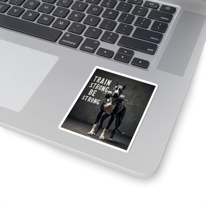 Great Dane Strength Sticker — Stronger Every Day Kiss-Cut Sticker